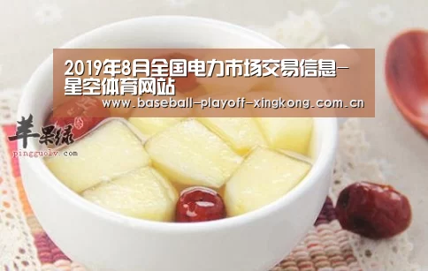 2019年8月全国电力市场交易信息-星空体育网站(图2) 星空体育